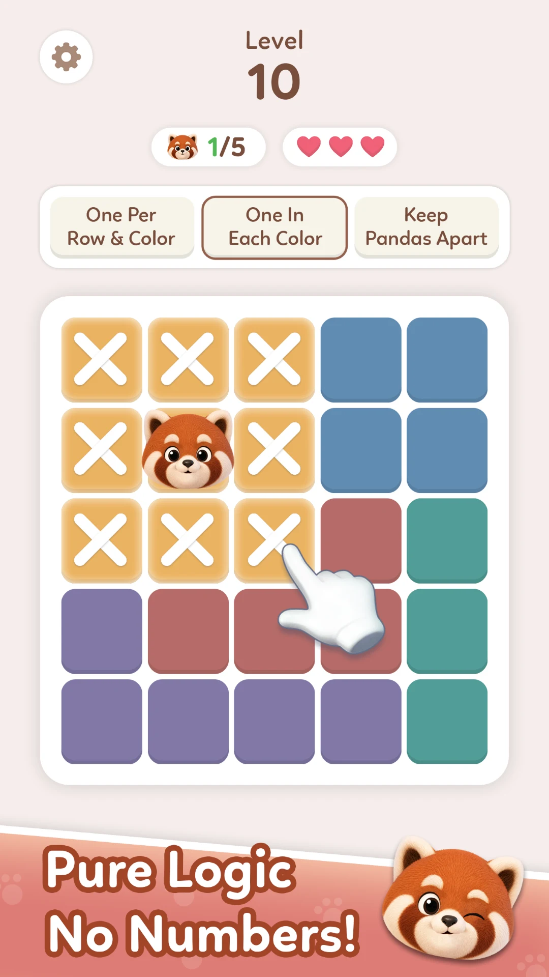 Panda-ku! Logic Grid Puzzle screenshot