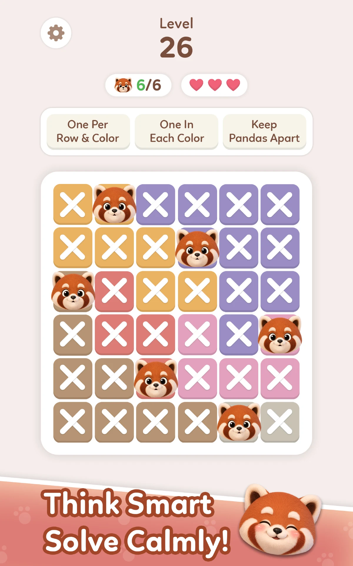 Panda-ku! Logic Grid Puzzle screenshot