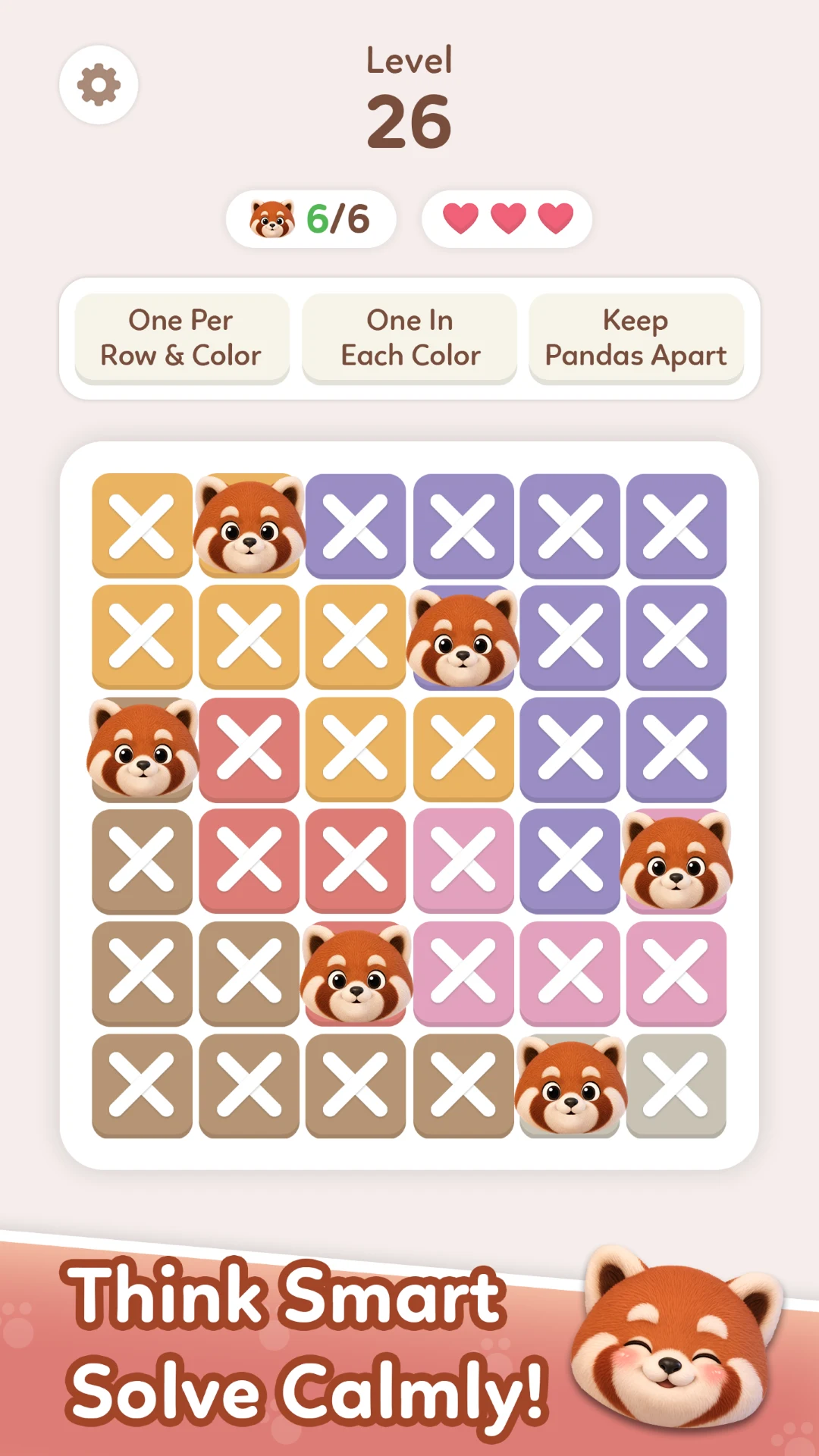 Panda-ku! Logic Grid Puzzle screenshot