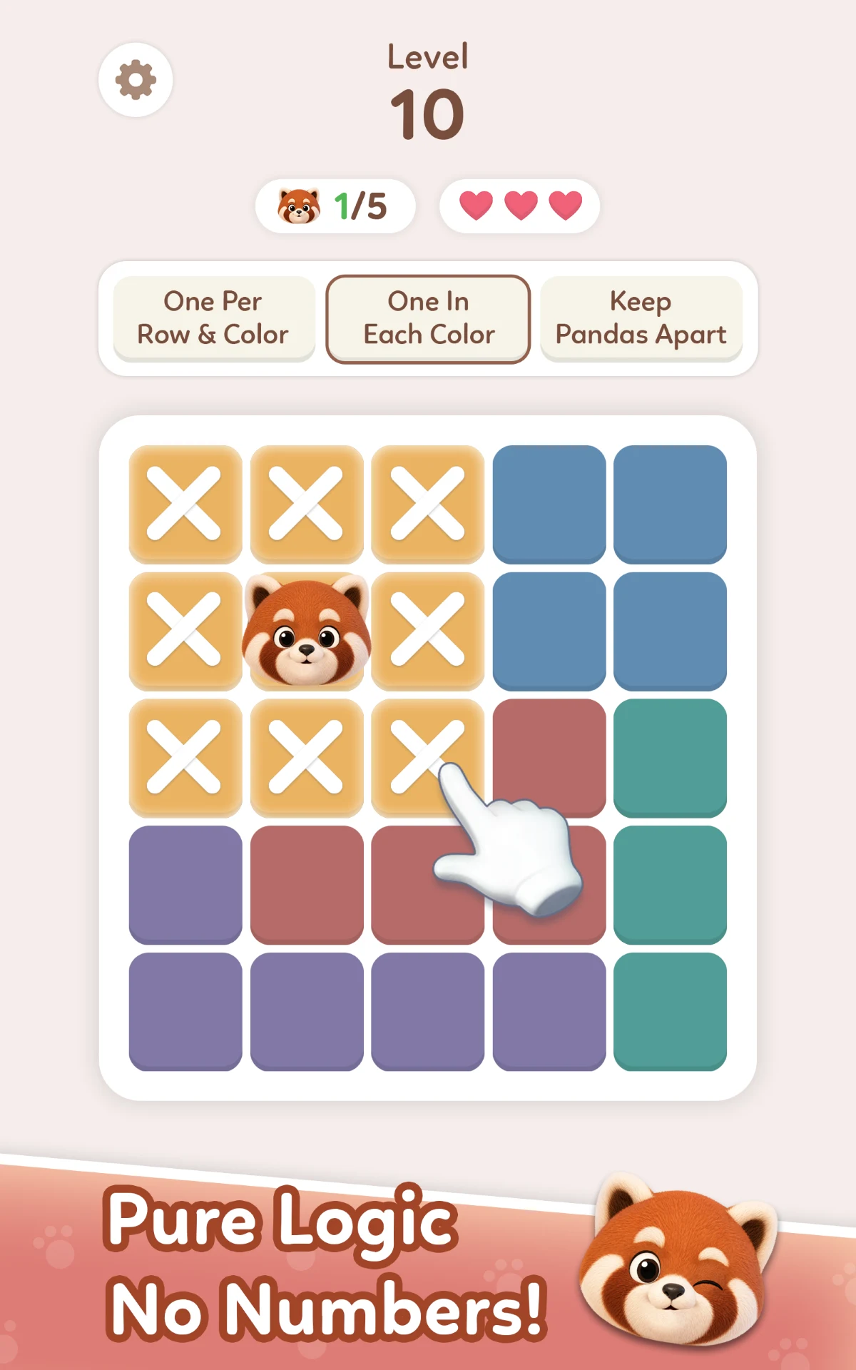 Panda-ku! Logic Grid Puzzle screenshot