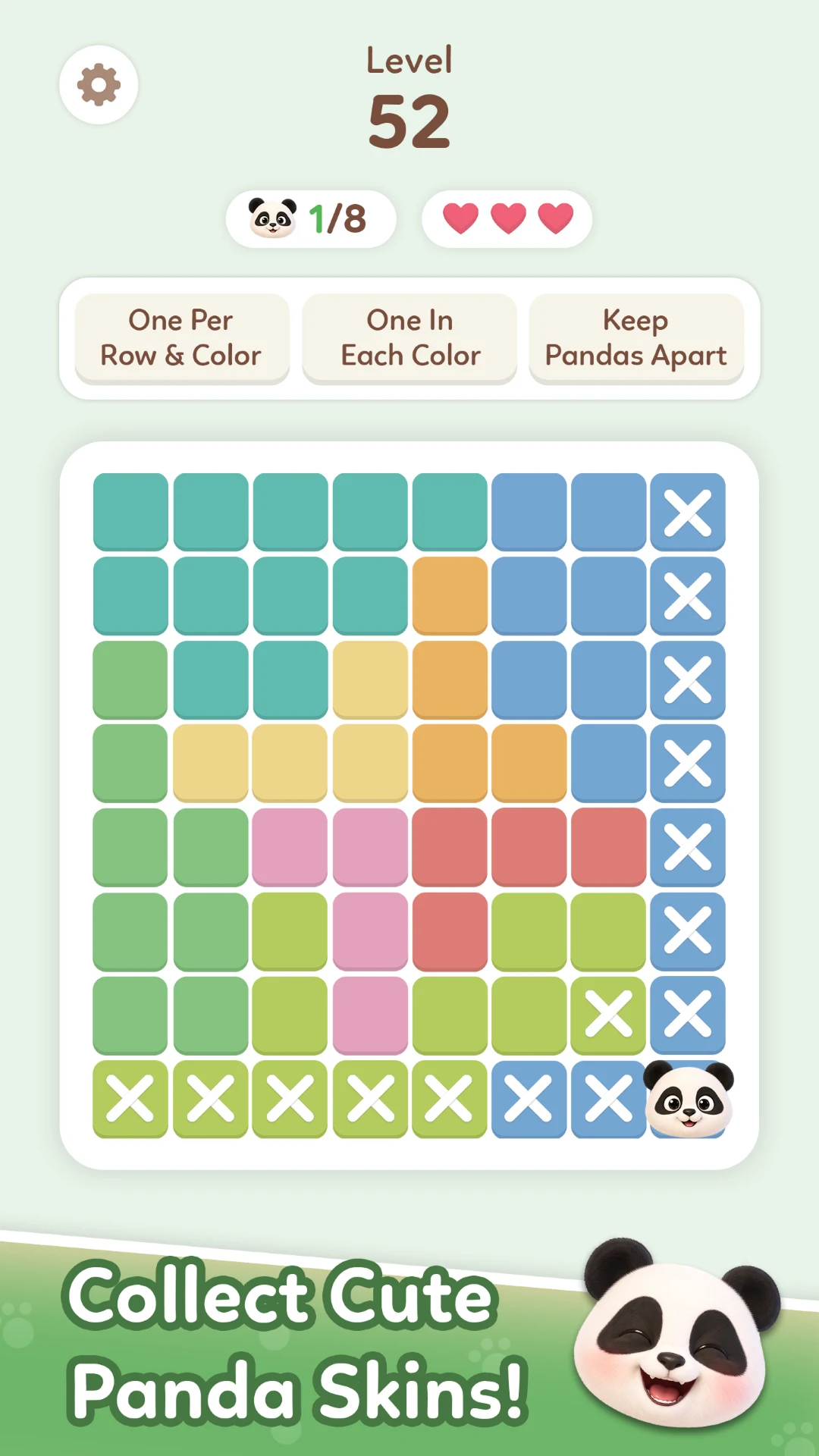 Panda-ku! Logic Grid Puzzle screenshot