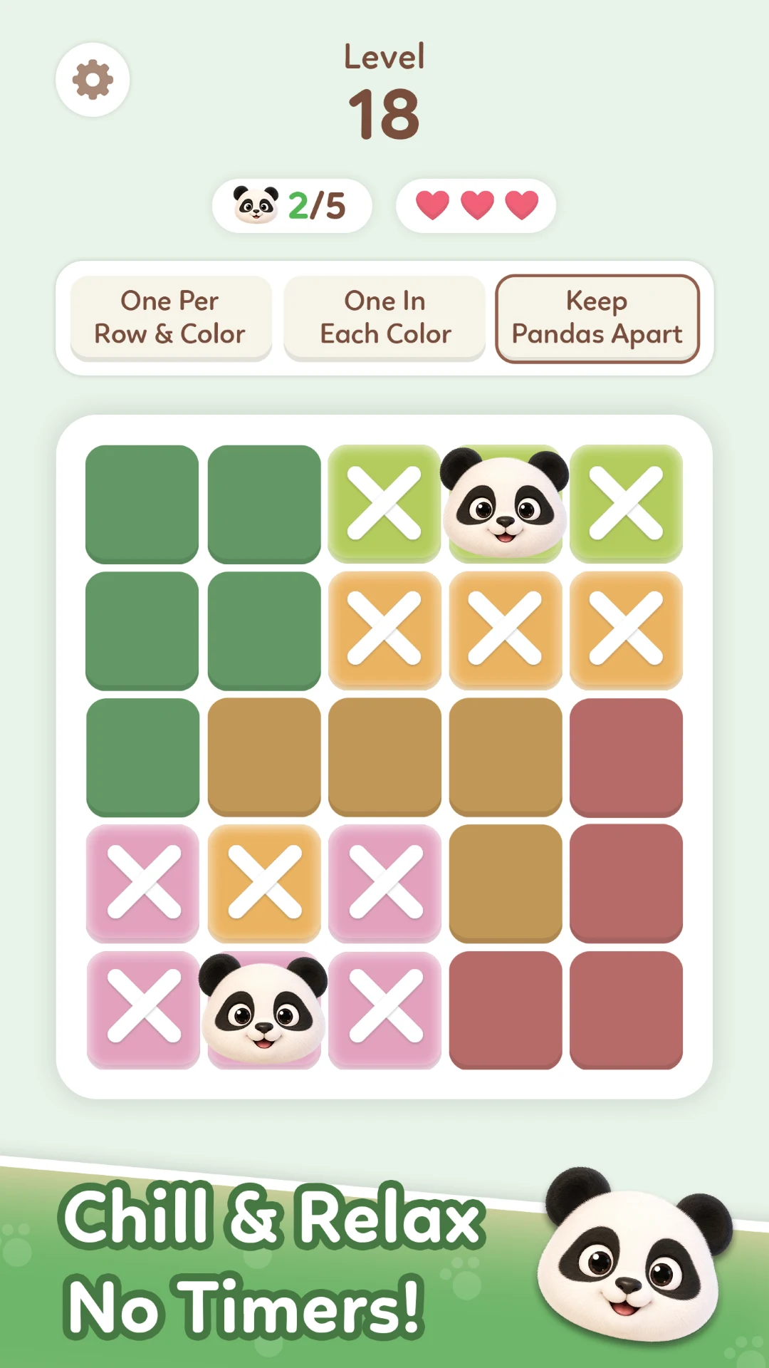 Panda-ku! Logic Grid Puzzle screenshot