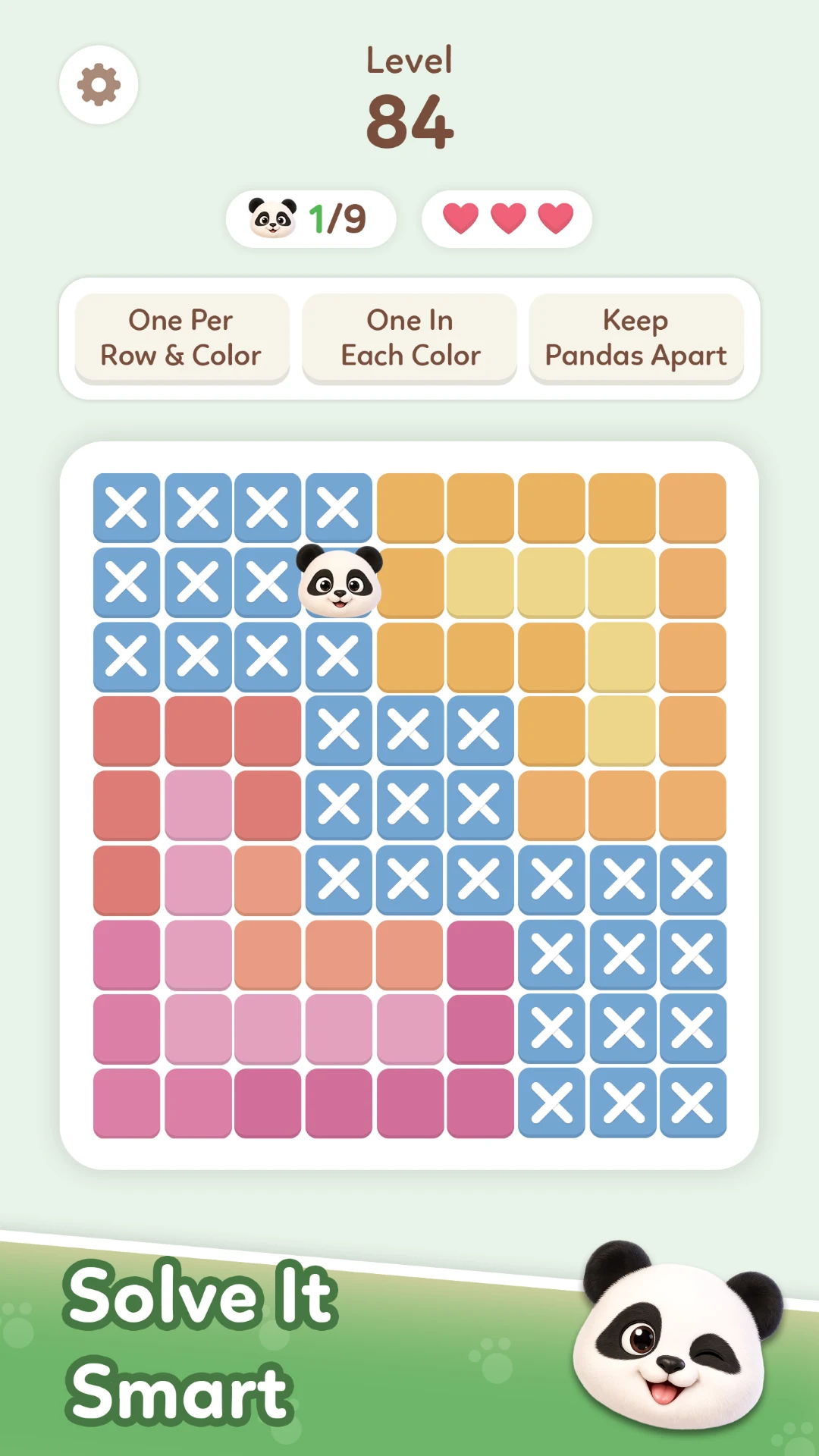 Panda-ku! Logic Grid Puzzle screenshot